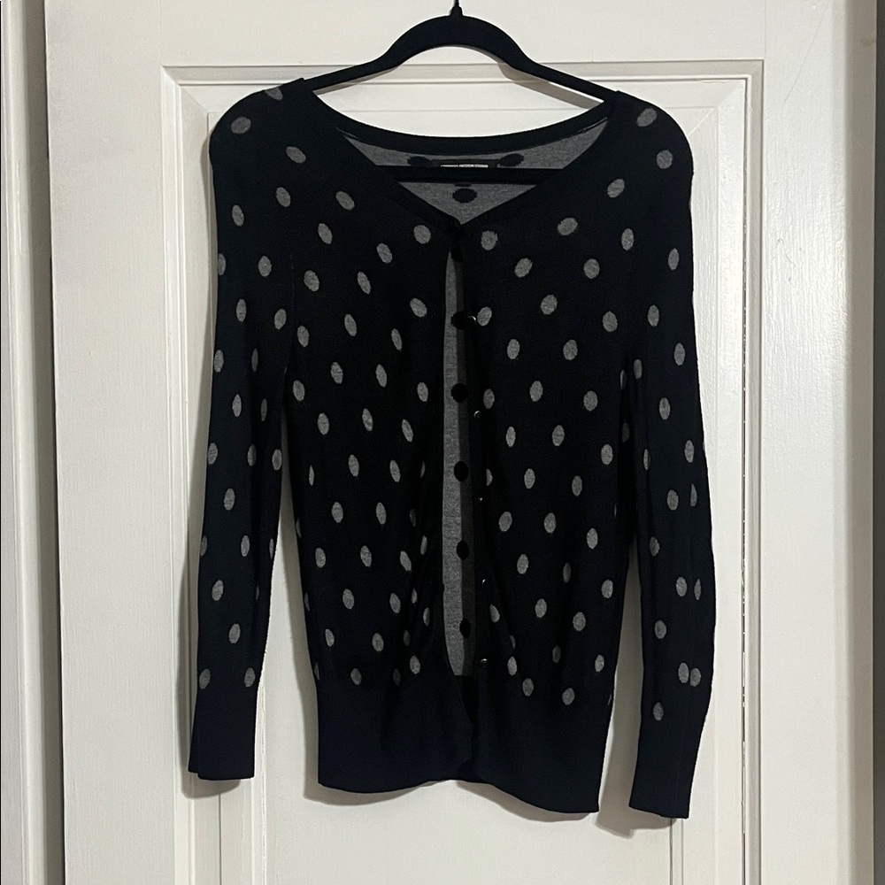 LIGHTLY WORN | Express Polka Dot Women's Cardigan